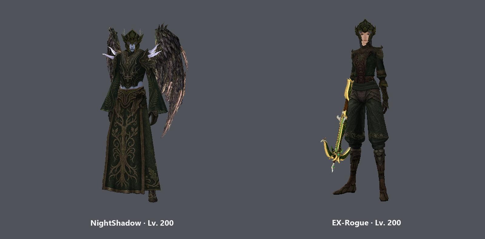 Ascendant Woods: NightShadow and EX-Rogue.