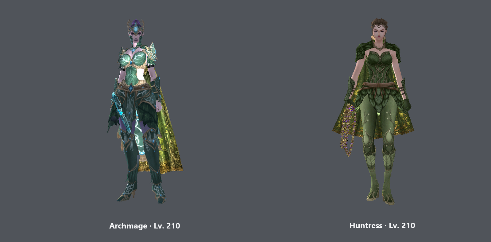 Eternal Woods: Archmage and Huntress.