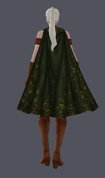 Cape of the Elderwood Guardian (H) – Back View