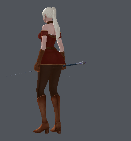 Huntress Journeyman Rod – Back View