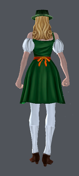 Huntress's German – Back View