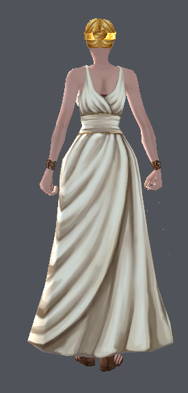 Huntress Greek – Back View