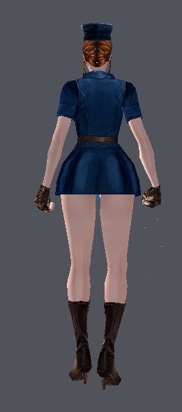 Huntress Police – Back View