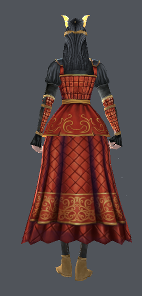 Huntress Samurai – Back View