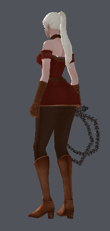 Guardian's Dilamun Huntress Whip – Back View